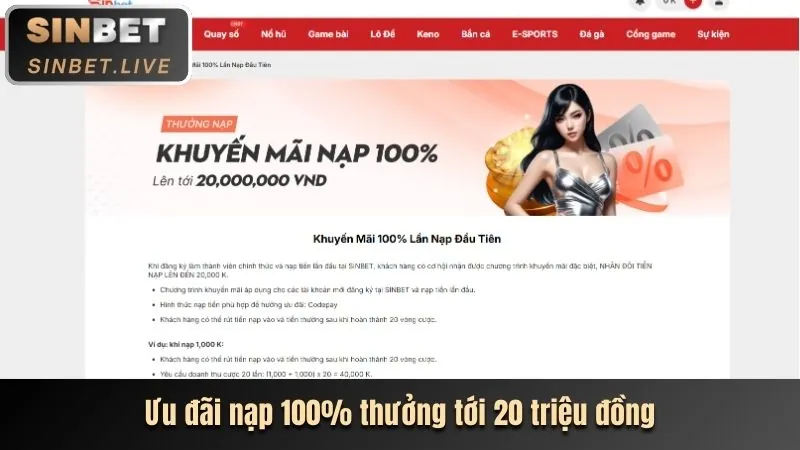 Đa dạng trò chơi slot tại 58vin